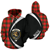 MacFie Tartan Crest Zipper Hoodie - Circle Style